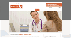 Desktop Screenshot of kosterclinic.com